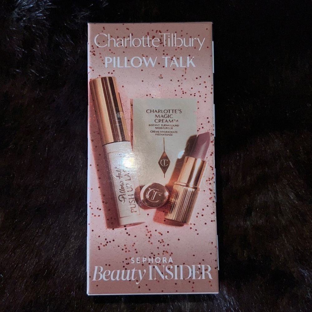 Charlotte Tilbury Pillow Talk Push-up Mascara Matt Lipstick & Her Magic Cream
